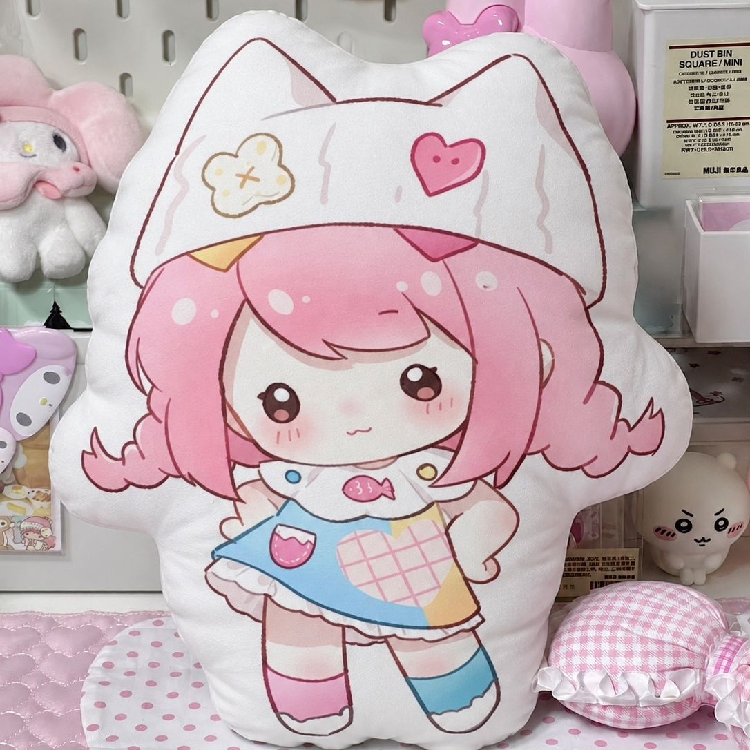 Throw Pillow - インフィニティ・ニッキ アニメコスプレ ぬいぐるみ ソフトクッション ソファ用背当てクッション マスコット
