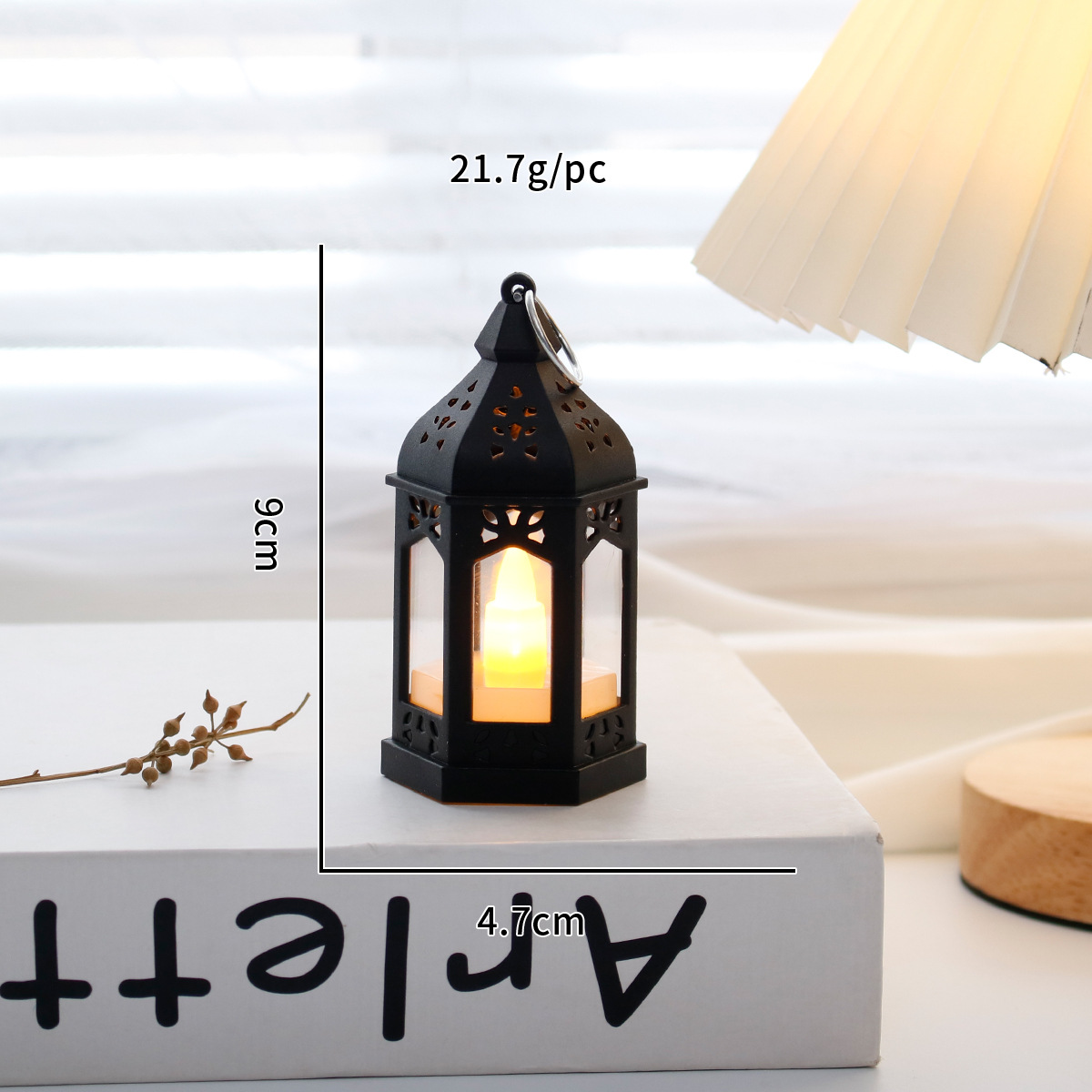 ミニクリエイティブ雰囲気ライトクリスマスレトロ電子キャンドル - Candle Holder Decor のレビューと価格