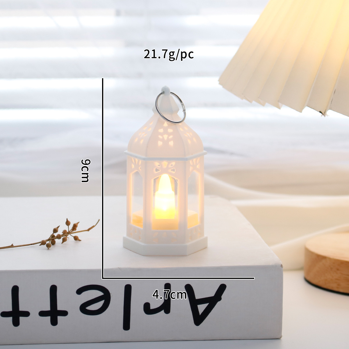ミニクリエイティブ雰囲気ライトクリスマスレトロ電子キャンドル - Candle Holder Decor のレビューと価格