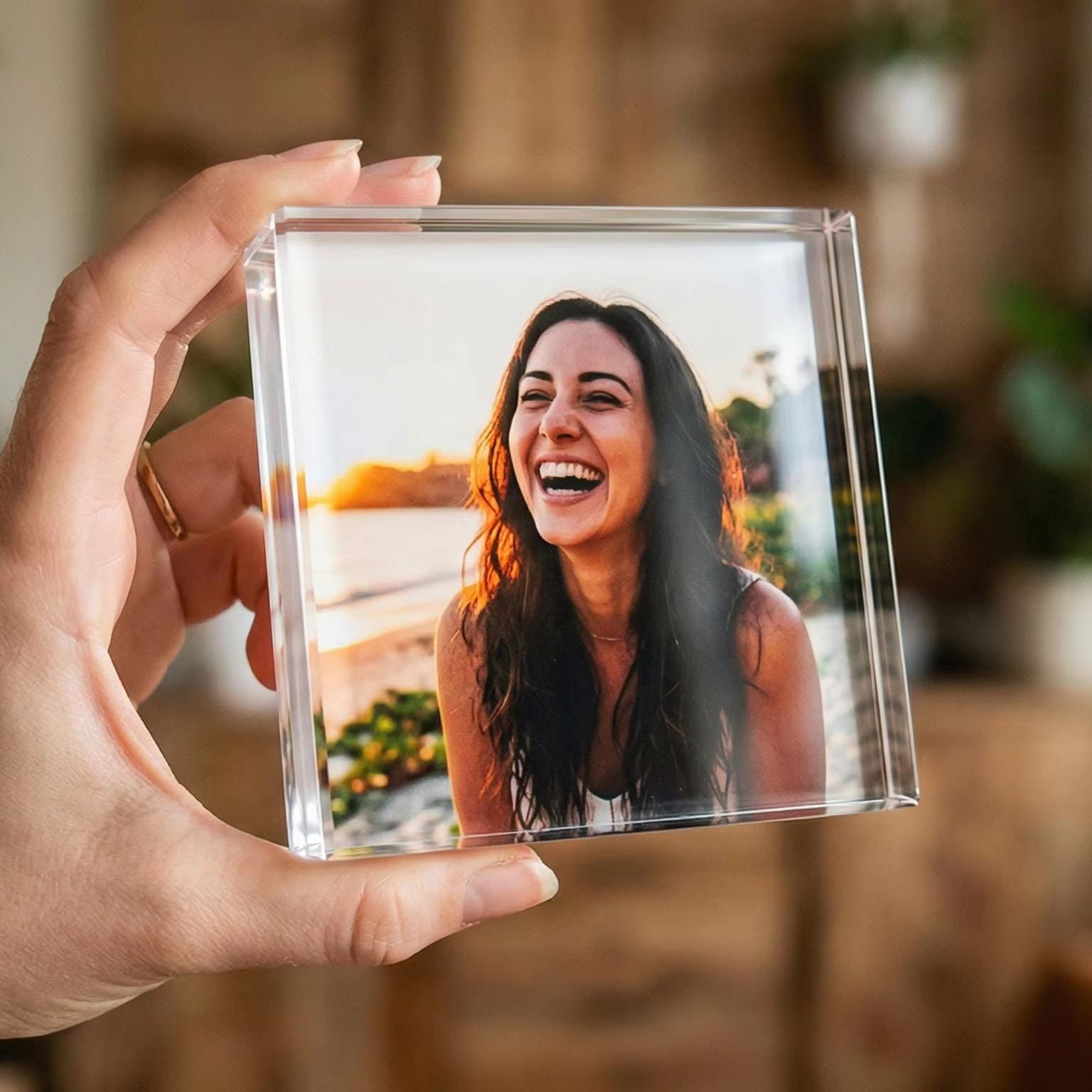 カスタム友情フォトブロック、パーソナライズされた姉妹用アクリ - Picture Frame のレビューと価格
