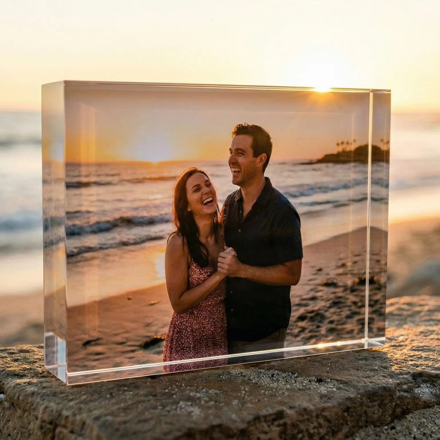 カスタム友情フォトブロック、パーソナライズされた姉妹用アクリ - Picture Frame のレビューと価格