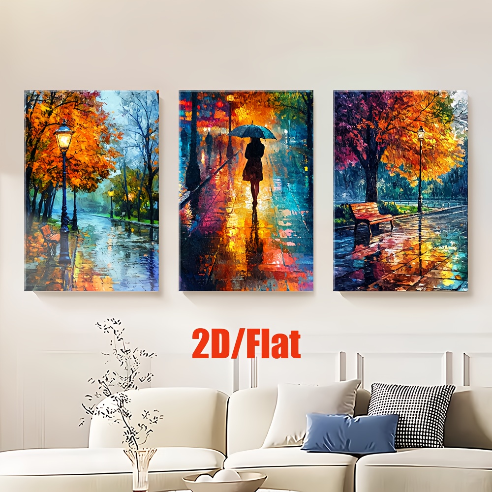 （フレームなし、3枚セット）-2Dフラット、2Dフラット、2 - Abstract Canvas Set のレビューと価格