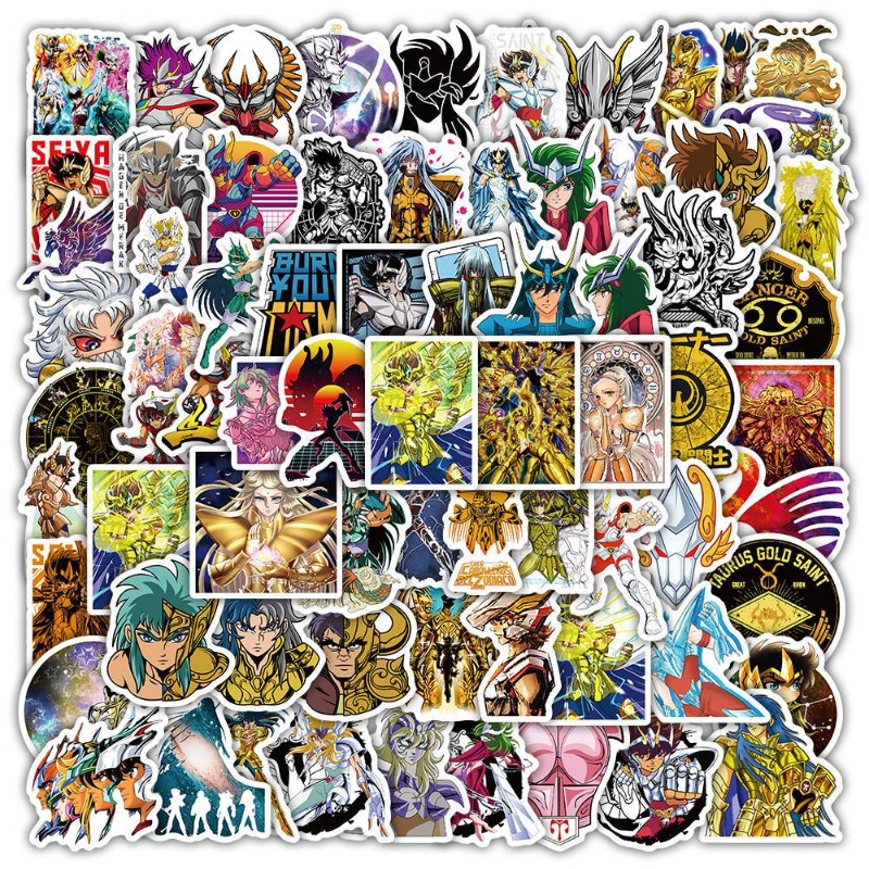 101 個聖闘士星矢アニメステッカー漫画キャラクター DIY - Wall Sticker のレビューと価格