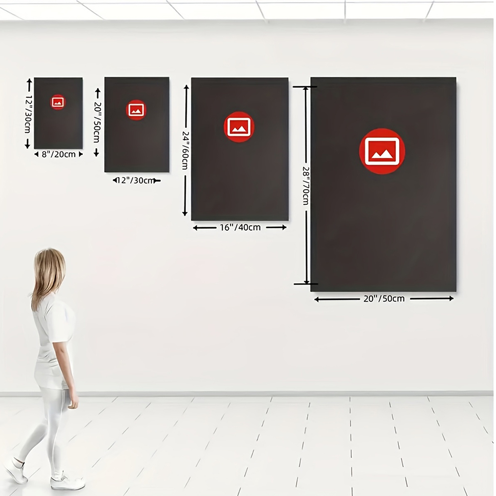 フレームレスキャンバス絵画3枚セット、新しい中国水墨風景画、 - Abstract Canvas Set のレビューと価格