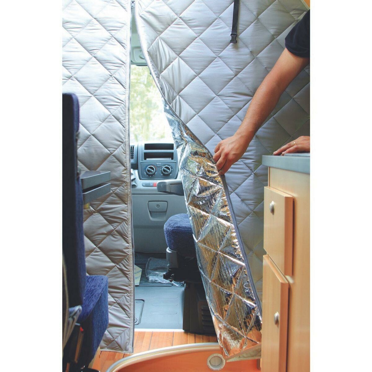 RVディバイダー断熱カーテン、断熱カーテン、キャラバン冬用カ - Curtain Curtain のレビューと価格