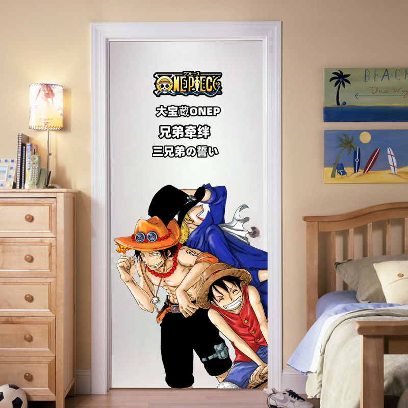 ワンピースのステッカー、キュートでスタイリッシュな漫画の個性 - Wall Sticker のレビューと価格