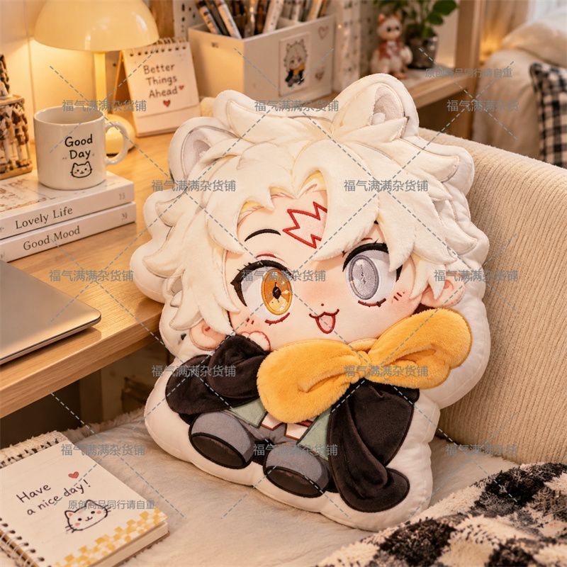 すばるなつき。かわいいぬいぐるみクッション。アニメグッズ。お - Throw Pillow のレビューと価格