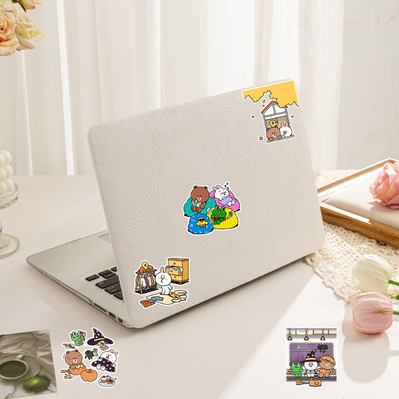 LINE FRIENDS ブラウン・コニー・サリー アニメ風 - Wall Sticker のレビューと価格