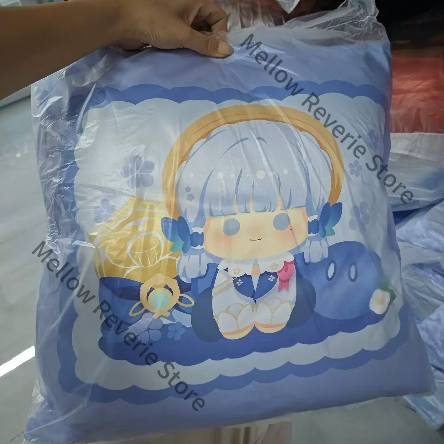 原神 フリーナ スカラムッシュ タルタリア コスプレ アニメ - Throw Pillow のレビューと価格