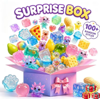 120個以上のサプライズボックスおもちゃ。ユニークでストレス - Curtain Curtain のレビューと価格