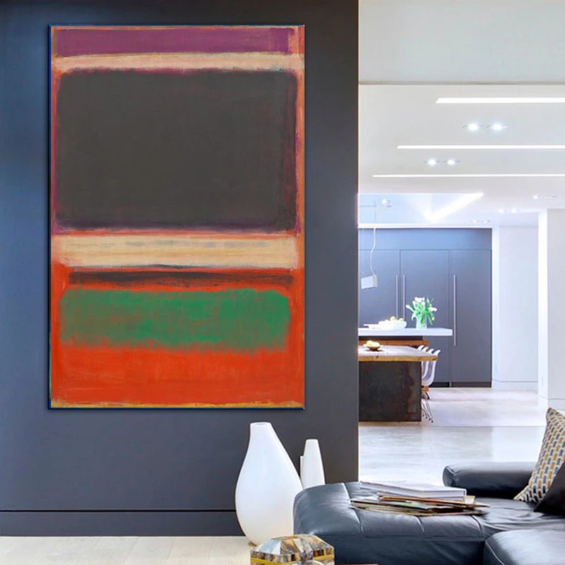 Rothko-抽象芸術,ヴィンテージ,ミニマリスト,インテリ - Abstract Canvas Set のレビューと価格