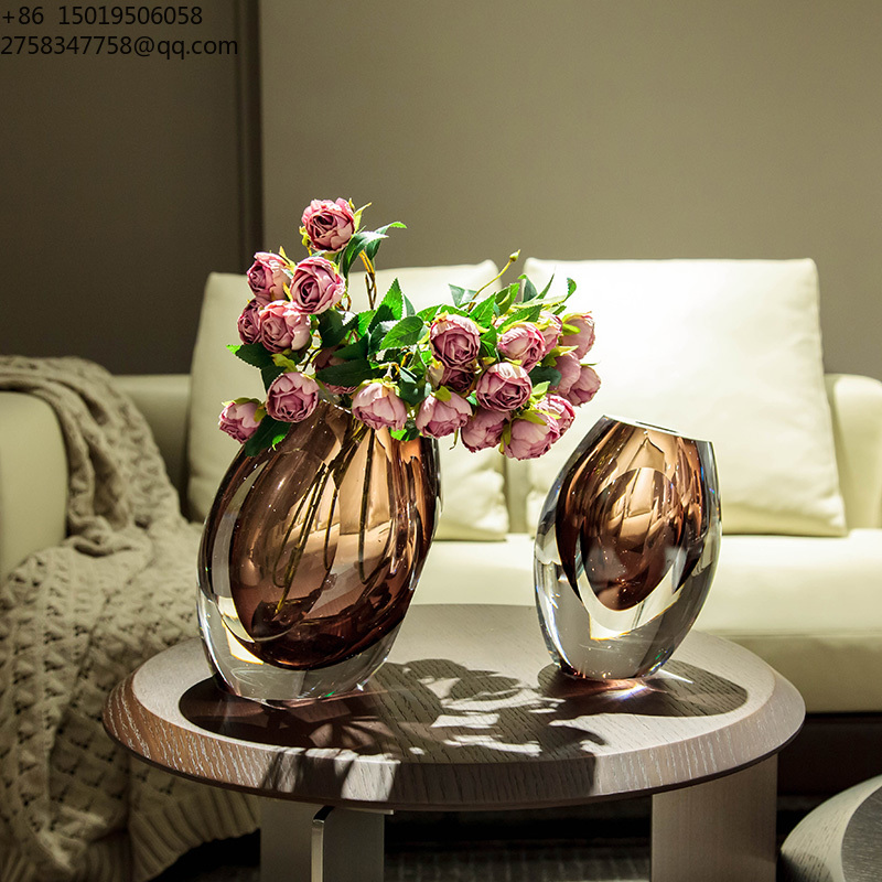 北欧スタイルのクリエイティブなガラス製花瓶、家の装飾用花瓶2 - Vase Decor のレビューと価格
